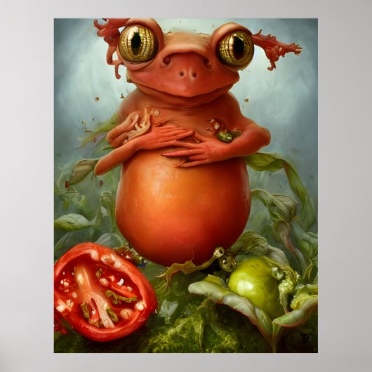 Da ist eine Kreatur in meinem Salat Poster (Vorne)