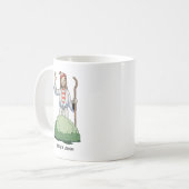 Da ist Jesus! Kaffeetasse (Vorderseite Links)