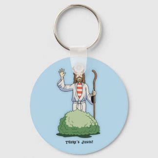 Da ist Jesus! Schlüsselanhänger