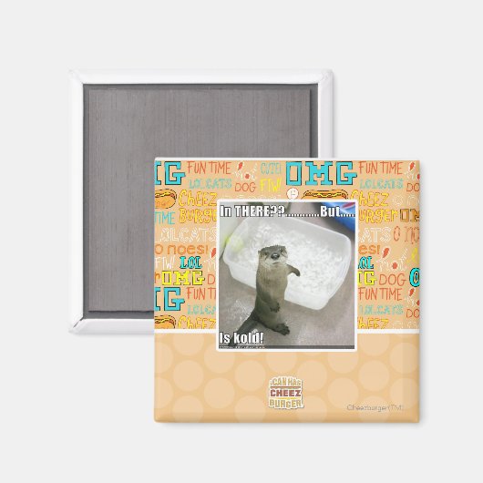 Da? Ist kalt! Magnet (Vorderseite/Rückseite)