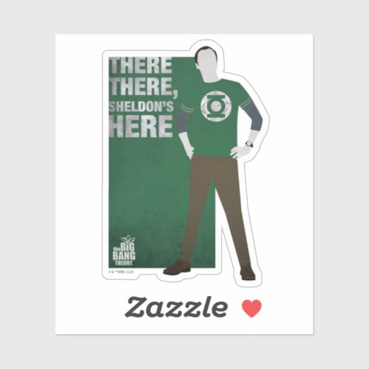 Da ist Sheldon. Aufkleber (Blatt)