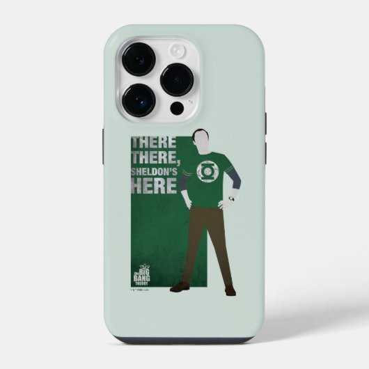 Da ist Sheldon. iPhone Hülle (Rückseite)