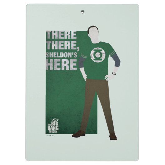 Da ist Sheldon. Klemmbrett (Rückseite)