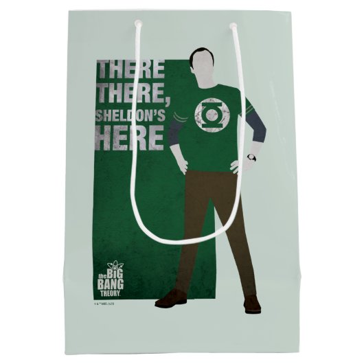 Da ist Sheldon. Mittlere Geschenktüte (Rückseite)