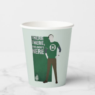 Da ist Sheldon. Pappbecher