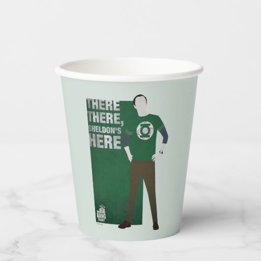 Da ist Sheldon. Pappbecher (Vorderseite)