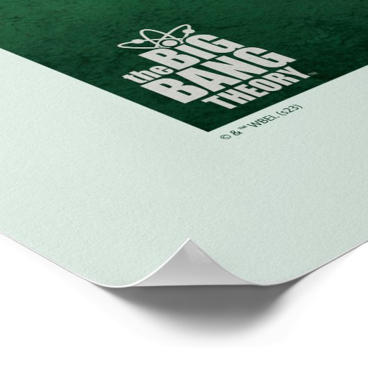 Da ist Sheldon. Poster (Ecke)