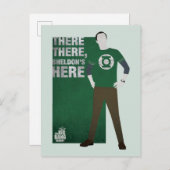 Da ist Sheldon. Postkarte (Vorne/Hinten)