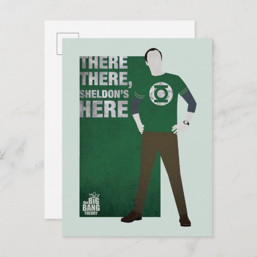 Da ist Sheldon. Postkarte (Vorne/Hinten)