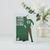 Da ist Sheldon. Postkarte (Stehend Vorderseite)