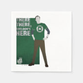 Da ist Sheldon. Serviette (Vorderseite)