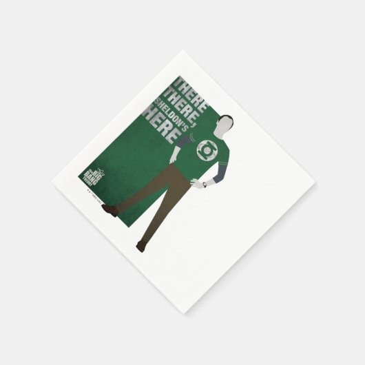 Da ist Sheldon. Serviette (Ecke)