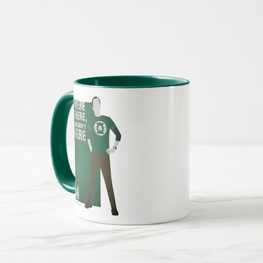 Da ist Sheldon. Tasse (Vorderseite Links)