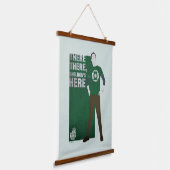 Da ist Sheldon. Wandteppich Mit Holzrahmen (Gewinkelt)