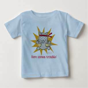"Da kommt Ärger!" Funny kittop Baby T-shirt