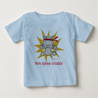 "Da kommt Ärger!" Funny kittop Baby T-shirt
