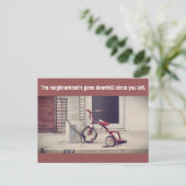 Da kommt die Postkarte der Nachbarschaft (Stehend Vorderseite)