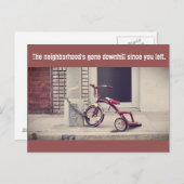 Da kommt die Postkarte der Nachbarschaft (Vorne/Hinten)