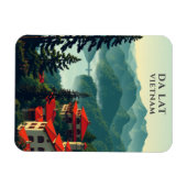 Da Lat Vietnam Landschaftlich Travel Magnet (Horizontal)