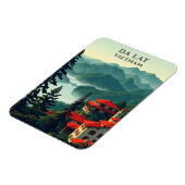 Da Lat Vietnam Landschaftlich Travel Magnet (Linke Seite)