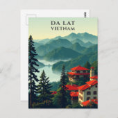 Da Lat Vietnam Landschaftlich Travel Postkarte (Vorne/Hinten)