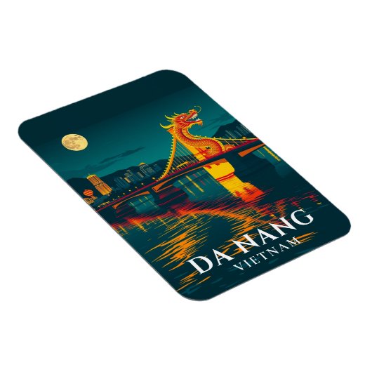 Da Nang Dragon Bridge Vietnam Travel Magnet (Rechte Seite)