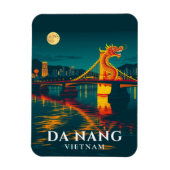 Da Nang Dragon Bridge Vietnam Travel Magnet (Vertikal)