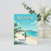 Da Nang Vietnam Postkarte (Stehend Vorderseite)