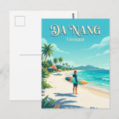Da Nang Vietnam Postkarte (Vorne/Hinten)