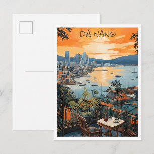 Da Nang Vietnam Reise Ästhetik Postkarte