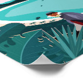 Da Nang vietnam Reiseplakat Poster (Ecke)