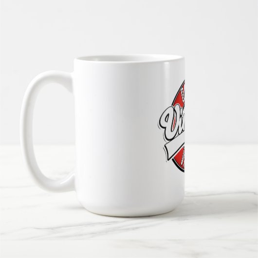 Da Nang vietnam Retro-Logo Kaffeetasse (Links)