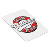 Da Nang vietnam Retro-Logo Magnet (Rechte Seite)