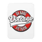 Da Nang vietnam Retro-Logo Magnet (Vertikal)