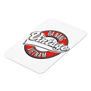 Da Nang vietnam Retro-Logo Magnet