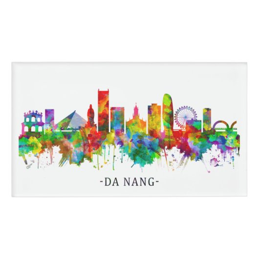 Da Nang Vietnam Skyline Namenschild (Vorderseite)