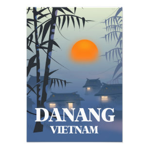 Da Nang Vietnam Travel Poster