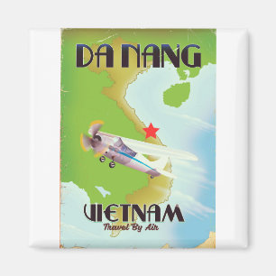 Da Nang Vietnam Vintages Reiseplakat Magnet