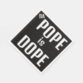 DA Papst ist Dope-Papier-Serviette Serviette (Ecke)