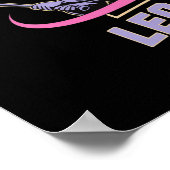 Da Papst Leo XIV Baseball Design Glaube trifft Fel Poster (Ecke)