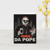 Da Pope aus Amerika Chicago Papst Leo Xiv Funny Vi Karte (Gelbe Blume)