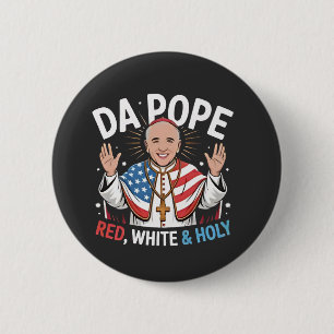 Da Pope aus Amerika Chicago Papst Leo XIV Provost Button