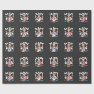 Da Pope aus Amerika Chicago Papst Leo XIV Provost Geschenkpapier
