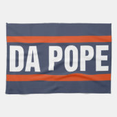 Da Pope aus Amerika Chicago Papst Leo XIV Provost Geschirrtuch (Horizontal)