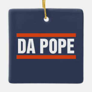 Da Pope aus Amerika Chicago Papst Leo XIV Provost Keramikornament