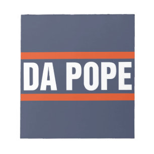 Da Pope aus Amerika Chicago Papst Leo XIV Provost Notizblock
