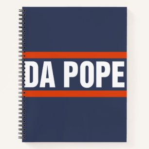 Da Pope aus Amerika Chicago Papst Leo XIV Provost Notizblock