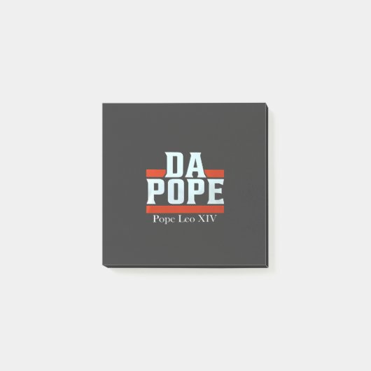 Da Pope aus Amerika Chicago Papst Leo XIV Provost Post-it Klebezettel (Vorderseite)
