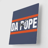 Da Pope aus Amerika Chicago Papst Leo XIV Provost Quadratische Wanduhr (Winkel)