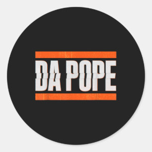 Da Pope aus Amerika Chicago Papst Leo Xiv Provost Runder Aufkleber